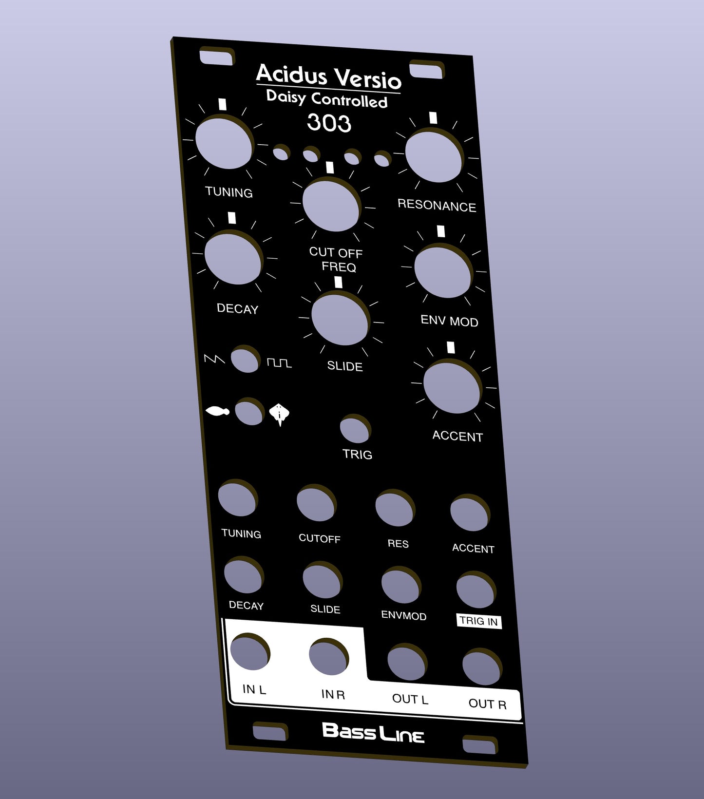 Acidus Versio Black FrontPanel - 2026 New*