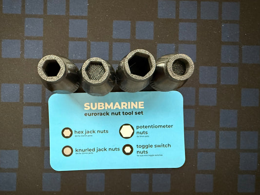 Eurorack nut tools for panel replacement