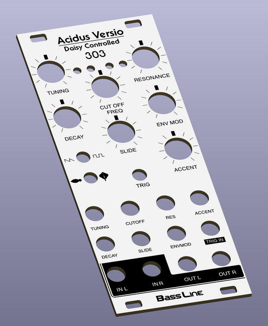 Acidus Versio White Aluminum FrontPanel